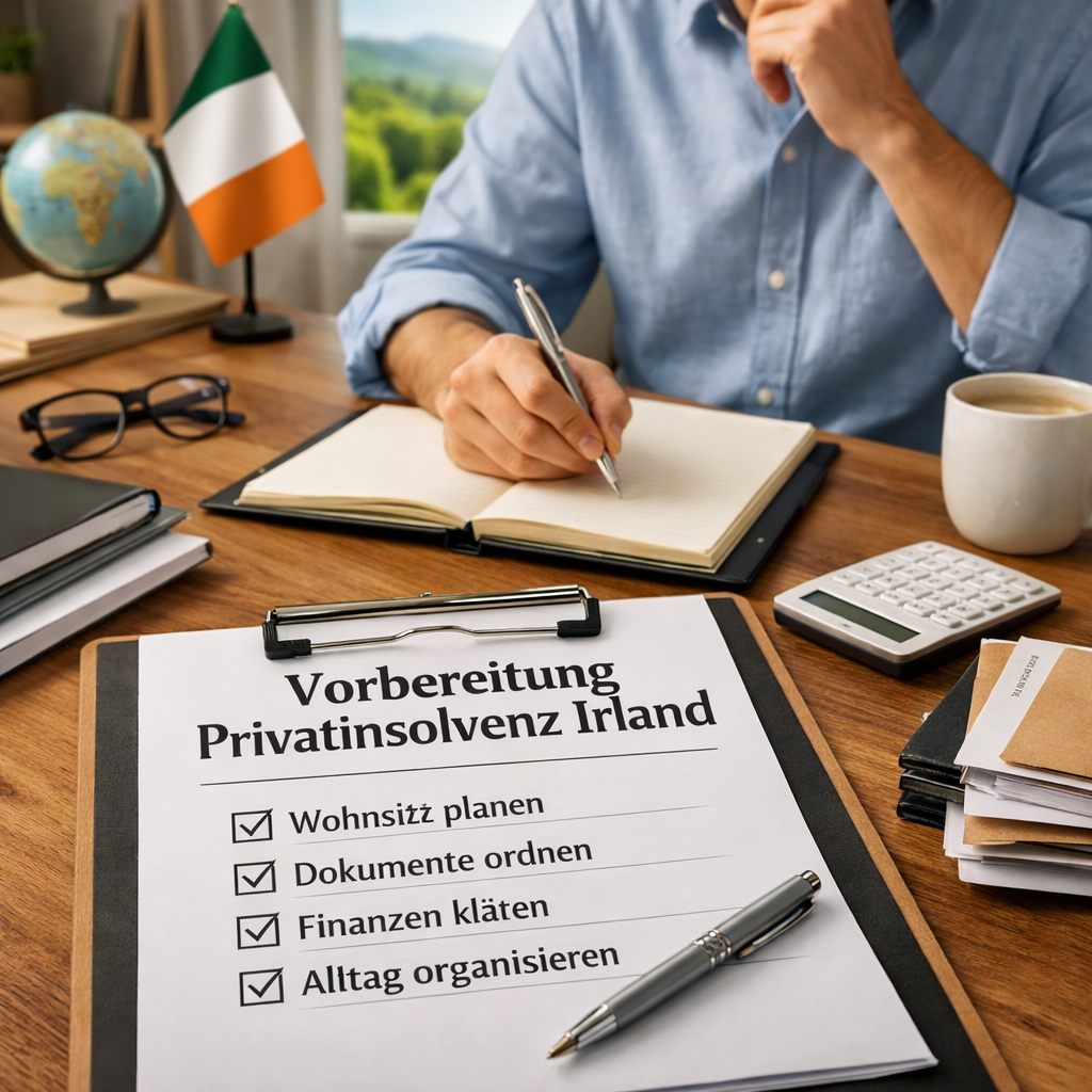 Vorbereitung Privatinsolvenz Irland – strukturierte Vorbereitung für einen sicheren Neustart